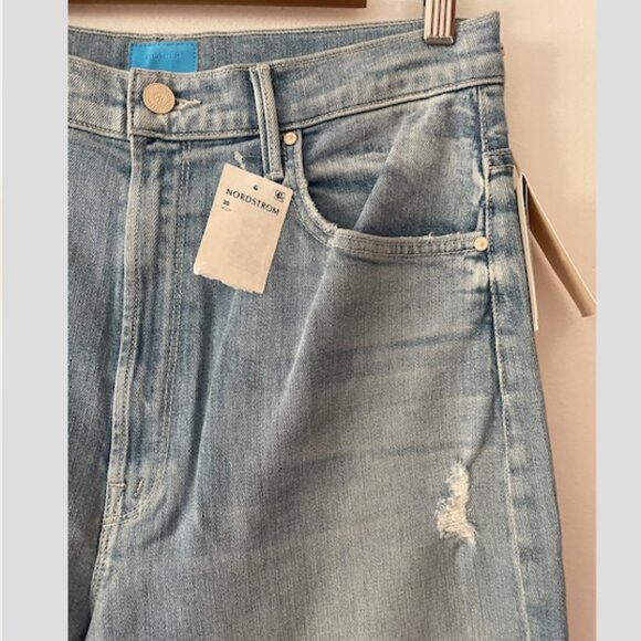 MOTHER High Waisted Tunnel Vision Sneak Jeans (Sippin' Sweet Tea) Size 30 NWT - Picture 7 of 9